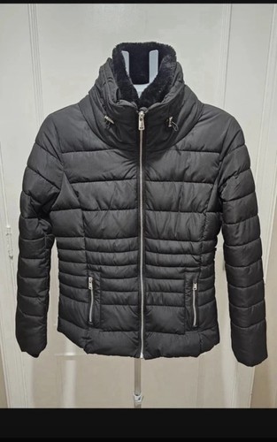 Nutmeg black fitted puffer - nutmeg,