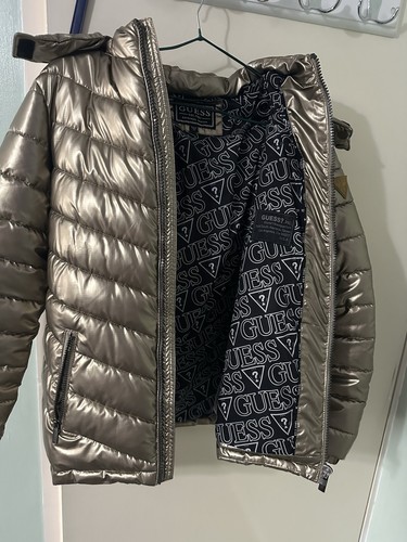 Guess women silver hooded - guess,