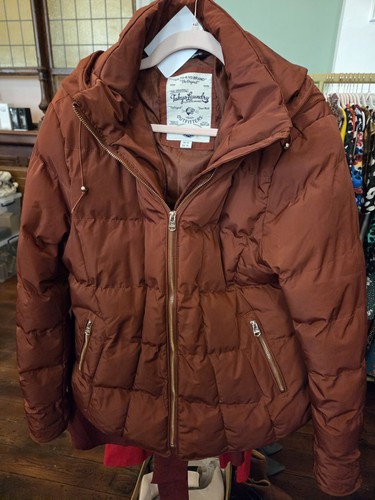 Tokyo laundy rust puffer - rust, coat