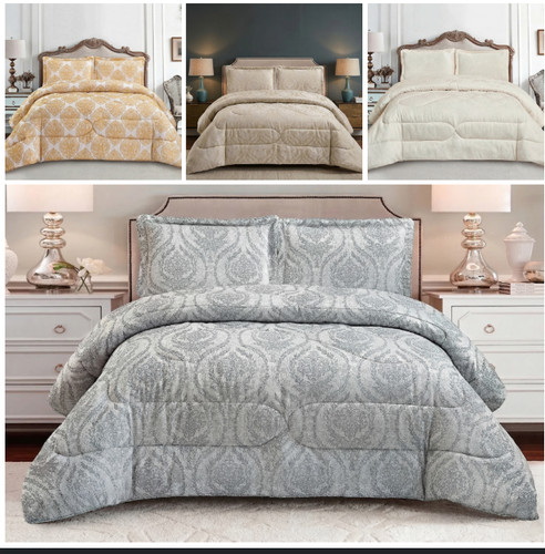 Piece quilted bedspread set - 3,