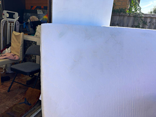 King white foam mattress - white,