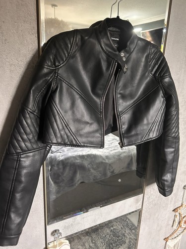 Plt black faux leather - plt,