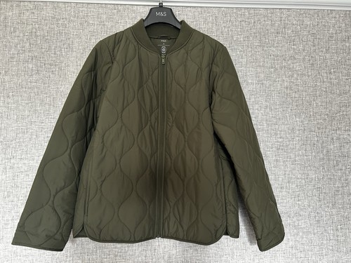 Quilted hunter green - m&s,