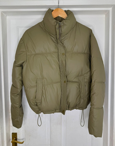 Women cropped puffer jacket - cropped,