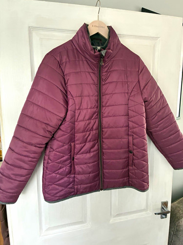 Lakeland purple quilted puffer - quilted,
