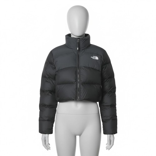 1996 black nuptse cropped - black, down