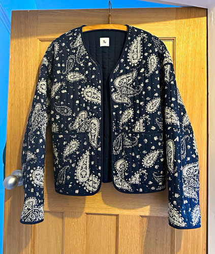 Women quilted paisley - quilted,