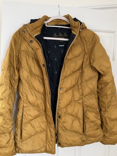 Barbour gold light puff jacket - light,