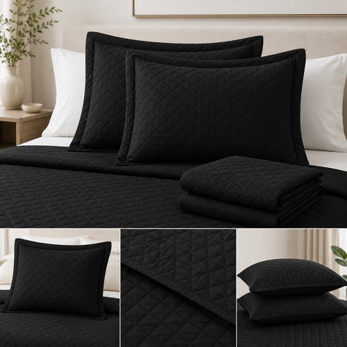 Black diamond quilted - quilted, pillow