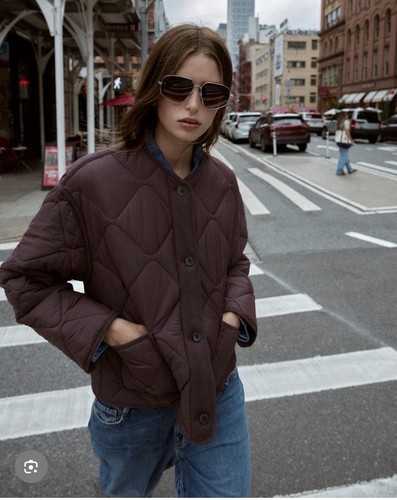 Zara women quilted padded - zara,