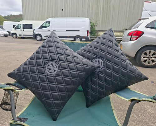 Pair volkswagen quilted faux - pair,