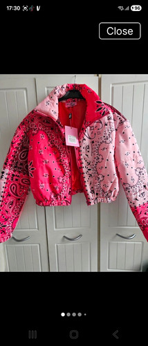 Miss foxy pink paisley bandana - pink,