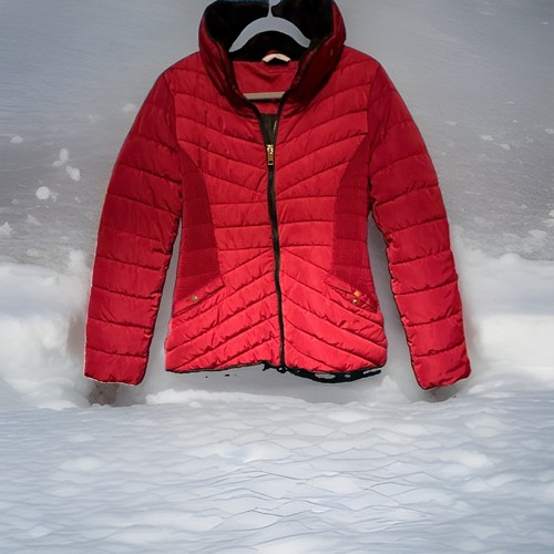 George women red quilted - red,