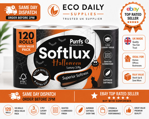 120 toilet rolls - rolls, ply