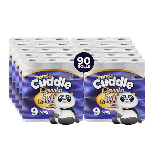 Panda cuddle ply - panda, quilted
