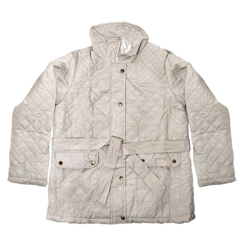 Movitex beige quilted jacket - movitex,
