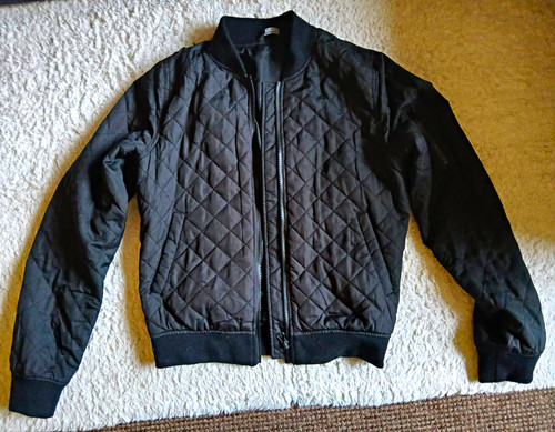 Select black quilted satin - select,