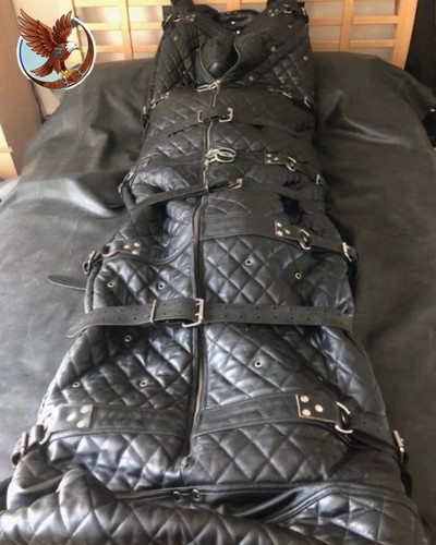 Real leather quilted sleep - real,