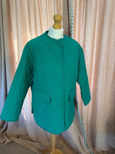 Bright jade green quilted - bright,