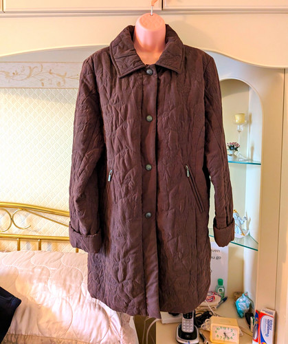 Nightingales brown quilted - brown,