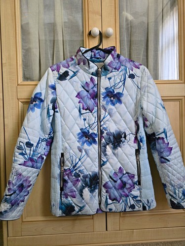 Gerard floral quilted zip - floral, zip-up