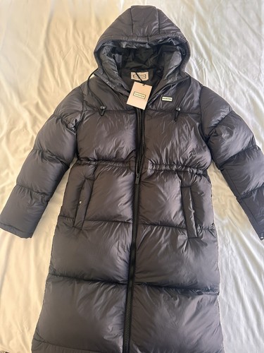Hunter long hooded puffer coat - long,